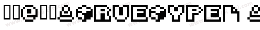 黑体-粗体(TrueType) (Western)字体转换